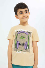 Load image into Gallery viewer, تيشيرت بيج بطبعة ألعاب للأولاد الصغار