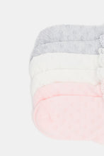 Load image into Gallery viewer, طقم جوارب مزين بالدانتيل متعدد الألوان للبنات الرضّع