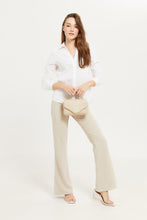 Load image into Gallery viewer, سروال أمامي كامل الطول: عاجي