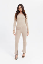 Load image into Gallery viewer, بنطلون سادة باللون البيج للنساء