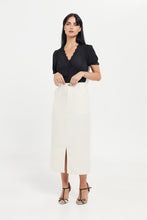 Load image into Gallery viewer, تنورة بيج من نسيج التويل: بيج