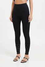 Load image into Gallery viewer, سروال لؤلؤي أسود