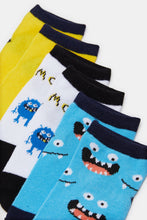 Load image into Gallery viewer, مجموعة جوارب مطبوعة متنوعة للأولاد الرضع (عبوة من 3 قطع)