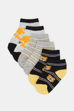 Load image into Gallery viewer, مجموعة جوارب مطبوعة متنوعة للأولاد الرضع (عبوة من 3 قطع)