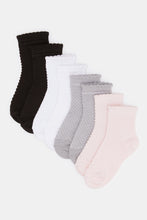 Load image into Gallery viewer, جوارب متنوعة بطول الكاحل للفتيات الرضع (4 أزواج)