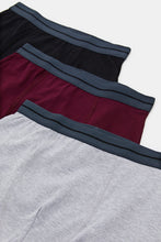 Load image into Gallery viewer, طقم بوكسر بألوان متنوعة للأولاد الكبار (3 قطع)