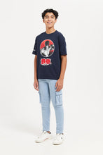 Load image into Gallery viewer, بنطلون جنز ازرق دونيم