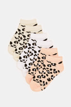 Load image into Gallery viewer, طقم جوارب طويلة للكاحل مطبوعة متنوعة للبنات