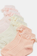 Load image into Gallery viewer, مجموعة جوارب متنوعة للفتيات الرضع (3 أزواج)