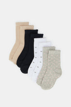 Load image into Gallery viewer, مجموعة جوارب متنوعة للفتيات الرضع (4 أزواج)