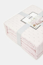 Load image into Gallery viewer, غطاء سرير وردي مطرز مكون من 3 قطع (مقاس مزدوج)