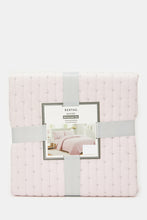 Load image into Gallery viewer, غطاء سرير وردي مطرز مكون من 3 قطع (مقاس كينج)