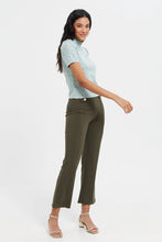 Load image into Gallery viewer, بنطلون نسائي زيتي مستقيم