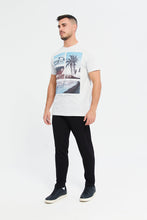 Load image into Gallery viewer, بنطلون بخصر مطاطي باللون الأسود للرجال