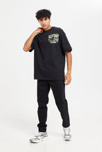 Load image into Gallery viewer, بنطلون رياضي باللون الأسود للرجال