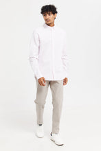 Load image into Gallery viewer, قميص أوكسفورد بكاروهات باللون الوردي للرجال