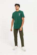 Load image into Gallery viewer, بنطلون تشينو باللون الزيتي للرجال