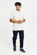 Load image into Gallery viewer, قميص بولو سادة باللون البيج للرجال