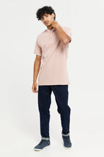 Load image into Gallery viewer, قميص بولو بياقة باللون الوردي للرجال