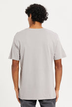 Load image into Gallery viewer, تيشيرت سادة باللون الرمادي الداكن للرجال