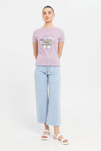 Load image into Gallery viewer, تي شيرت من رقائق الإبداع من ليلك: أرجواني