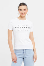 Load image into Gallery viewer, تي شيرت أبيض مطبوع بأفضل نسخة: أبيض