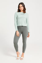 Load image into Gallery viewer, تي شيرت نسائي مطبوع بالنعناع