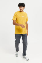 Load image into Gallery viewer, تيشيرت برقبة دائرية مطبوع باللون المسطرد للرجال