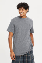 Load image into Gallery viewer, طقم بيجامة كاروهات باللون الرمادي الداكن للرجال (قطعتين)