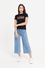 Load image into Gallery viewer, تي شيرت نسائي أسود