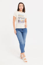 Load image into Gallery viewer, جينز متوسط الارتفاع مناسب للأمهات: أزرق