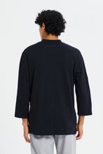 Load image into Gallery viewer, تيشيرت كورتا باللون الأسود للرجال