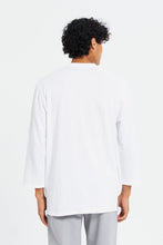 Load image into Gallery viewer, تيشيرت كورتا باللون الأبيض للرجال