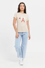 Load image into Gallery viewer, جينز نسائي أزرق قصير بأرجل واسعة