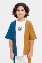 Load image into Gallery viewer, طقم تي شيرت متعدد الألوان للأولاد (قطعتين)
