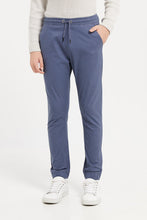 Load image into Gallery viewer, بنطلون كاجوال للأولاد الصغار باللون الأزرق