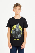 Load image into Gallery viewer, تي شيرت باتمان أسود للأولاد الكبار