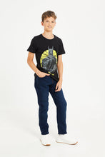 Load image into Gallery viewer, تي شيرت باتمان أسود للأولاد الكبار