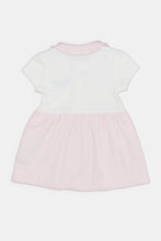 Load image into Gallery viewer, فستان بياقة بيتر بان باللون الوردي للأطفال