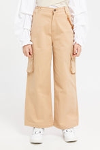 Load image into Gallery viewer, بنطلون بيج كارغو جيب للفتيات الكبيرات