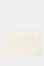 Load image into Gallery viewer, سجادة حمام معنقدة عالية الوبر باللون البيج