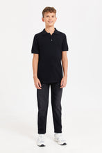 Load image into Gallery viewer, بنطال حنز اسود سحاب