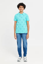 Load image into Gallery viewer, بنطلون جنز ازرق سحاب