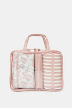 Load image into Gallery viewer, حقائب مستحضرات التجميل النسائية المتنوعة المطبوعة (4 قطع)
