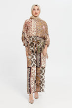 Load image into Gallery viewer, بلوزة قفطان مطبوعة بألوان متعددة للنساء