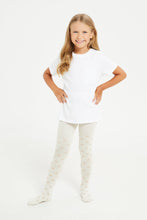 Load image into Gallery viewer, مجموعة جوارب سادة باللونين الأبيض والأبيض للفتيات