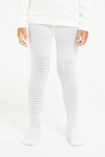 Load image into Gallery viewer, مجموعة جوارب سادة باللونين الرمادي والأبيض للفتيات