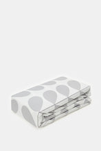 Load image into Gallery viewer, ملاءة مسطحة مكونة من قطعتين بأوراق رمادية (حجم فردي)