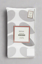 Load image into Gallery viewer, ملاءة سرير مسطحة مكونة من 3 قطع بطبعة أوراق رمادية (مقاس كينج)