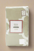 Load image into Gallery viewer, ملاءة مسطحة هندسية باللون البيج مكونة من 3 قطع (مقاس كينج)